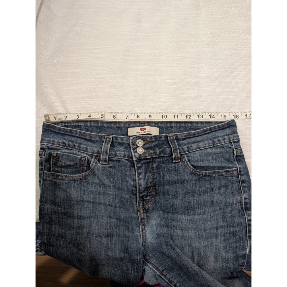 Levis 526 Jeans Womens Slender Bootcut Denim Flap Pocket Size 6S/C - Picture 7 of 13